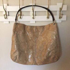 Banana Republic snake skin bag